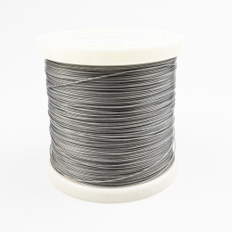 Nylon-coated steel cable - 1mm - Silver